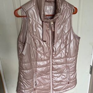 Maurices Shiny Pink Puffer Vest